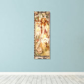 Toile Maude Adams d'Alphonse Mucha comme Jeanne d'Arc (Insitu (Plancher de Bois))