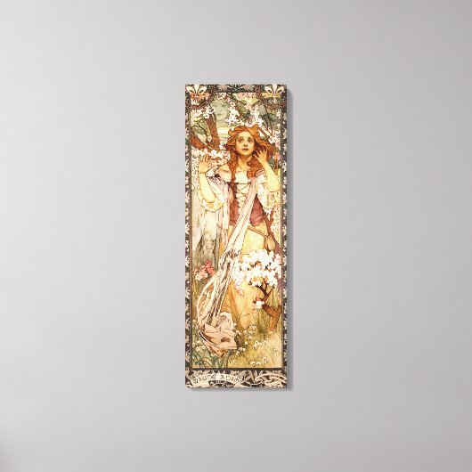 Toile Maude Adams d'Alphonse Mucha comme Jeanne d'Arc (Recto)