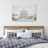 Toile Mausolée de Halicarnassus, Bodrum, Turquie, de ' (Insitu(Chambre))