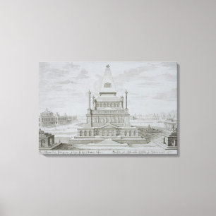 Toile Mausolée de Halicarnassus, Bodrum, Turquie, de '