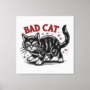 Toile Mauvais Chat