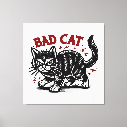 Toile Mauvais Chat (Recto)