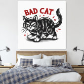 Toile Mauvais Chat (Insitu(Chambre))