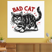 Toile Mauvais Chat (Insitu(Salon))