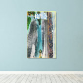 Toile Mauvaise eau au monument national de Death Valley (Insitu (Plancher de Bois))