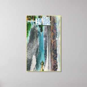 Toile Mauvaise eau au monument national de Death Valley