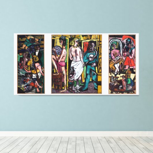 Toile Max Beckmann (Insitu (Plancher de Bois))