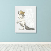 Toile Max. | Je Te Mangerai ! (Insitu (Plancher de Bois))