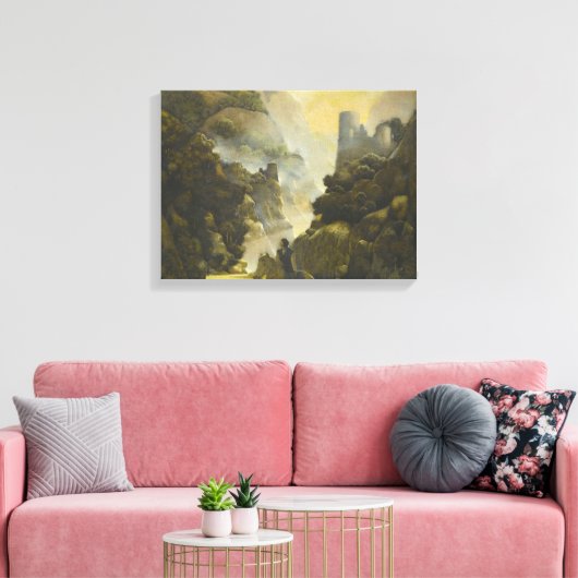 Toile Maxfield Parrish Aucassin Cherche Nicolette (Insitu(Salon))