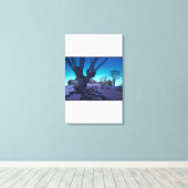 Toile Maxfield Parrish - Hill Top Farm, hiver (Insitu (Plancher de Bois))