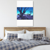Toile Maxfield Parrish - Hill Top Farm, hiver (Insitu(Chambre))