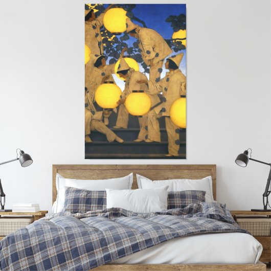 Toile Maxfield Parrish, The Lantern Bearers (1908) (Insitu(Chambre))