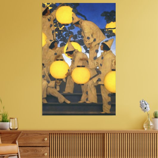 Toile Maxfield Parrish, The Lantern Bearers (1908) (Insitu(Salon))