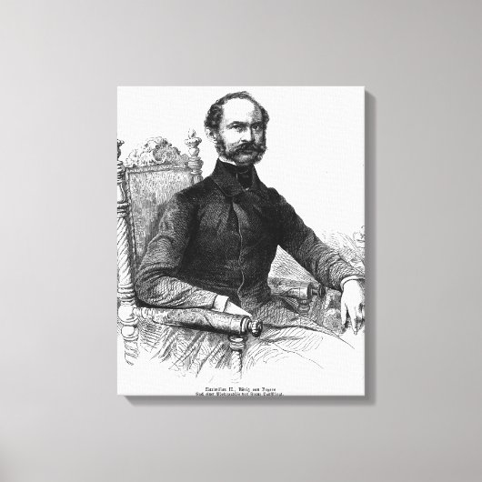 Toile Maximilien II, Roi de Bavière (Recto)