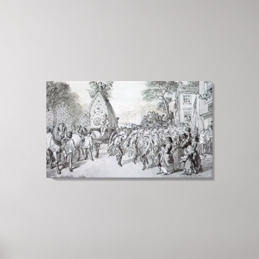 Toile May Day à Bowdon, Cheshire (Recto)