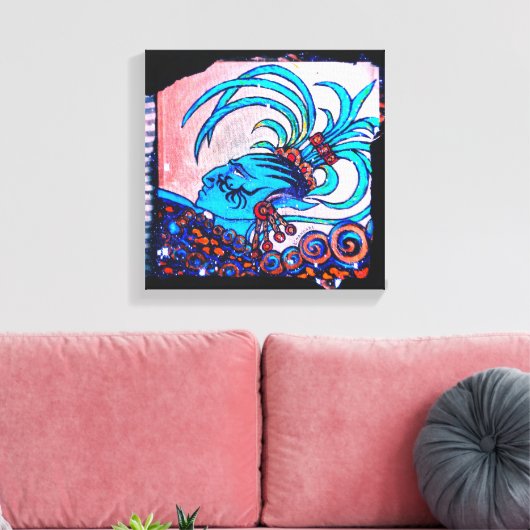 Toile Mayan Elf : Défiance (Insitu(Salon))