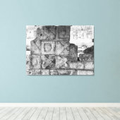 Toile Mayan Tic-Tac-Toe ? (Insitu (Plancher de Bois))