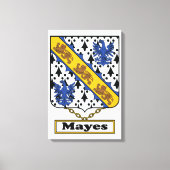 Toile Mayes Family Crest (Recto)
