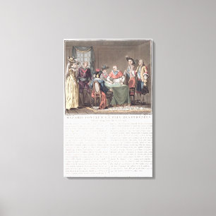Toile Mazarin cardinal (1602-61) conclut la paix de