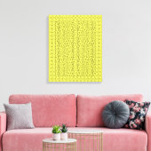 Toile Maze d'hexagone jaune (Insitu(Salon))
