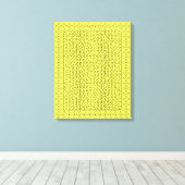 Toile Maze d'hexagone jaune (Insitu (Plancher de Bois))