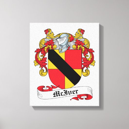 Toile McIver Family Crest (Recto)
