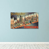 Toile McKeesport, Pennsylvanie - Scènes de grandes lettr (Insitu (Plancher de Bois))