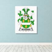 Toile McKenna Family Crest (Insitu (Plancher de Bois))