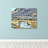 Toile McPolin Farm de Park City par Leslie Harlow (Insitu (Plancher de Bois))