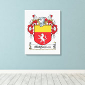 Toile McQuillan Family Crest (Insitu (Plancher de Bois))