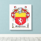 Toile McQuillan Family Crest (Insitu (Plancher de Bois))