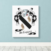 Toile McTaggart Family Crest (Insitu (Plancher de Bois))