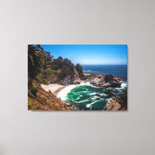 Toile Mcway Falls in Julia Pfeiffer Burns State Park (Recto)