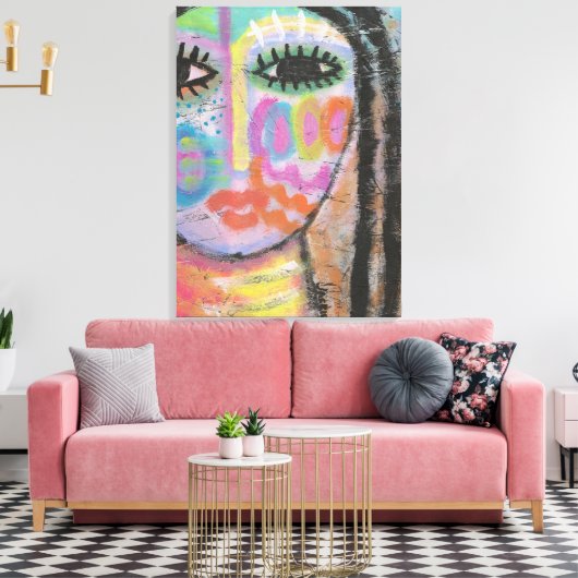 Toile Me trouver peinture Abstraite sur le tableau OSB (Insitu(Salon))