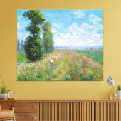 Toile Meadow With Poplars, par Claude Monet (Insitu(Salon))