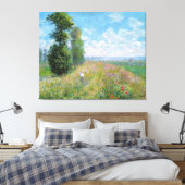 Toile Meadow With Poplars, par Claude Monet (Insitu(Chambre))