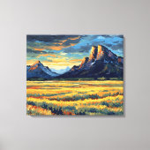 Toile Meadows and Mountains (Recto)