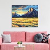 Toile Meadows and Mountains (Insitu(Salon))
