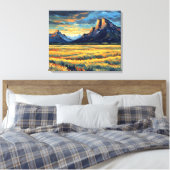 Toile Meadows and Mountains (Insitu(Chambre))