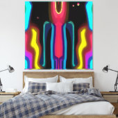 Toile Measuring the Difference Between Doing and Saying (Insitu(Chambre))