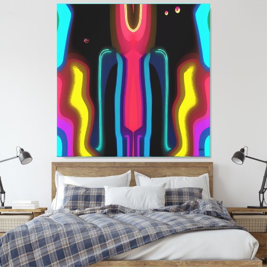 Toile Measuring the Difference Between Doing and Saying (Insitu(Chambre))