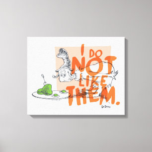 Toile Mec-Seuss Guy-Am-I "Je ne les aime pas"