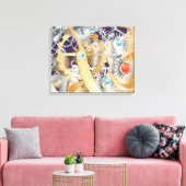 Toile mécanisme d'horloge (Insitu(Salon))