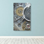 Toile Mécanisme d'horloge (Insitu (Plancher de Bois))