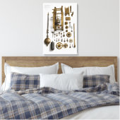 Toile Mécanisme d'horloge à pendule de Galilée Imprimé (Insitu(Chambre))