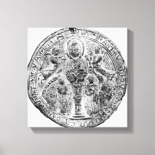 Toile Médaillon décoré selon la technique de la cloisonn (Recto)