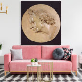 Toile Médaillon représentant Joseph et Etienne (Insitu(Salon))