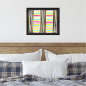 Toile Média Mixte Rayé (Insitu(Chambre))