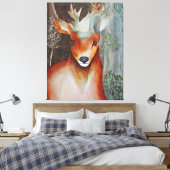 Toile Médias mixtes de cerfs (Insitu(Chambre))