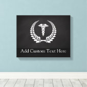 Toile Medical Caduceus Laurel (Insitu (Plancher de Bois))